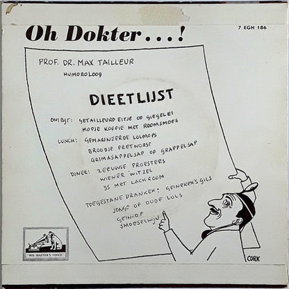 Max Tailleur - Oh, Dokter (EP) Vinyl Singles EP Goede Staat