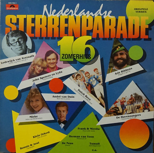 Various - Nederlandse Sterrenparade - 16 Zomerhits (LP) 44427 Vinyl LP Goede Staat