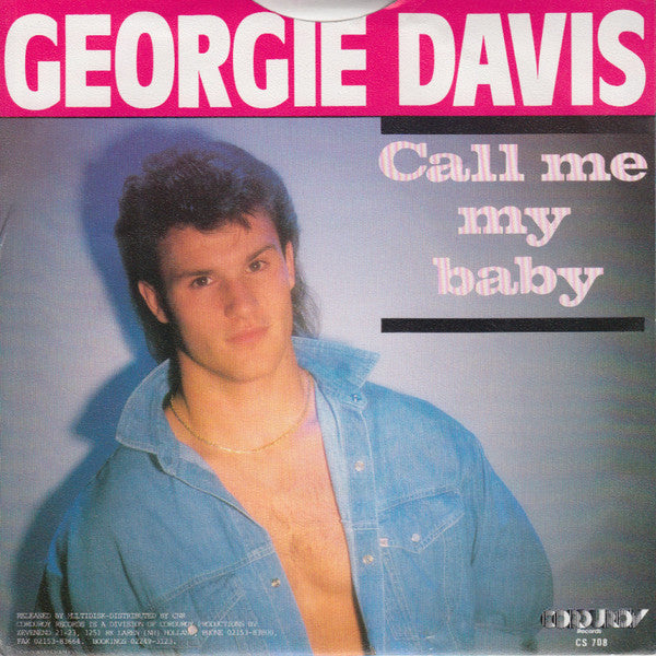 Georgie Davis - Call Me My Baby 30110 Vinyl Singles Goede Staat