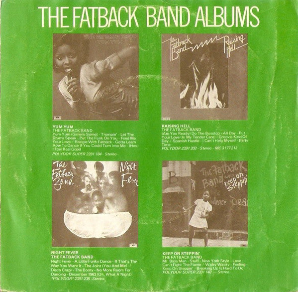 Fatback Band - Double Dutch 31911 Vinyl Singles Goede Staat