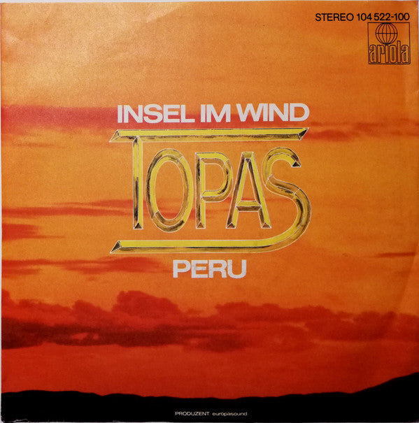 Topas - Insel Im Wind 21311 Vinyl Singles Goede Staat