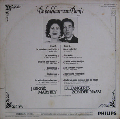 Jerry En Mary Bey - Zangeres Zonder Naam - De Bedelaar Van Parijs (LP) 41913 Vinyl LP Goede Staat