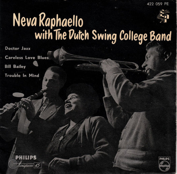 Dutch Swing College Band - Neva Raphaello With The Dutch Swing College Band (EP) 08275 Vinyl Singles EP Goede Staat