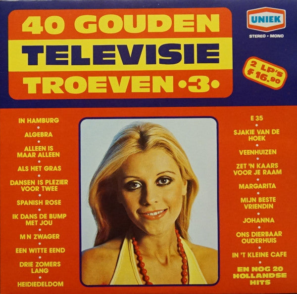 Various - 40 Gouden Televisie Troeven 3 (LP) 46655 Vinyl LP Goede Staat