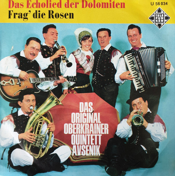 Original Oberkrainer Quintett Avsenik - Frag Die Rosen 21897 Vinyl Singles Goede Staat