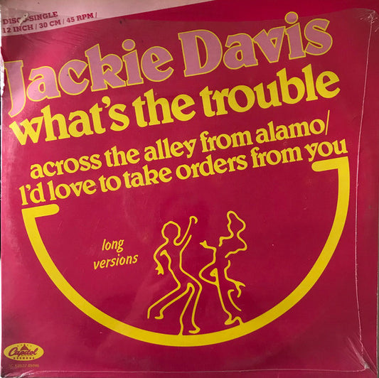 Jackie Davis - What's The Trouble (Maxi-Single)  43175 Maxi-Singles Goede Staat