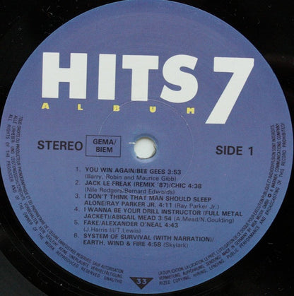 Various - Hits Album 7 (LP) 48413 Vinyl LP Dubbel Goede Staat