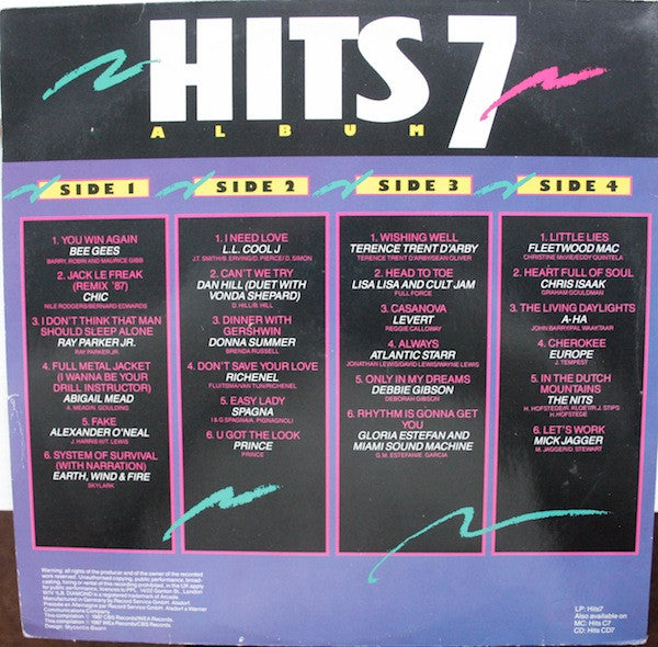 Various - Hits Album 7 (LP) 48413 Vinyl LP Dubbel Goede Staat