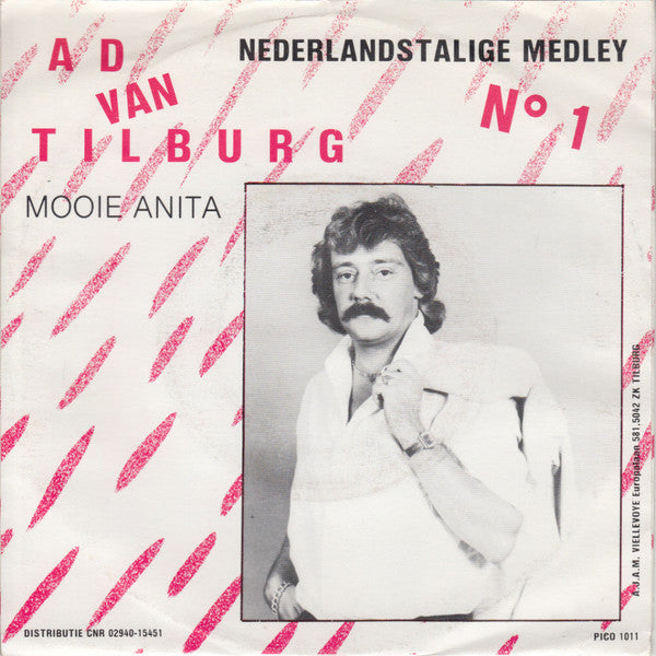 Ad Van Tilburg - Nederlandstalige Medley N° 1 31221 Vinyl Singles Goede Staat