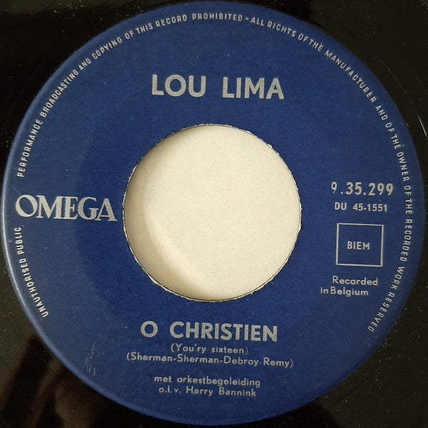 Lou Lima - Spreken Is Zilver 10102 Vinyl Singles Goede Staat