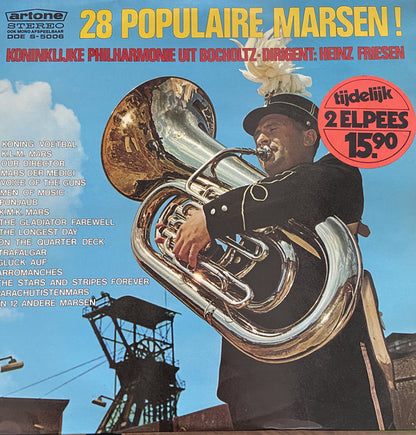 Koninklijke Philharmonie Bocholtz - 28 Populaire Marsen! (LP) 48121 Vinyl LP Dubbel Goede Staat