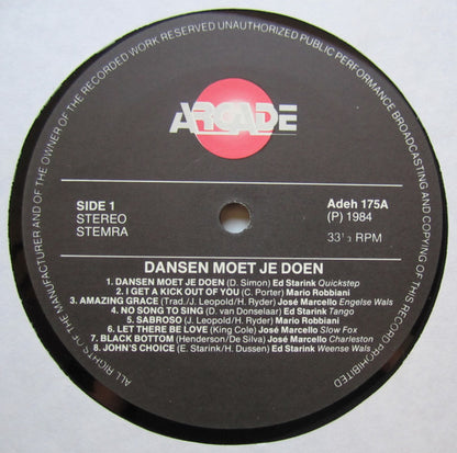 José Marcello, Mario Robbiani, Ed Starink - Dansen Moet Je Doen (LP) 42895 Vinyl LP Goede Staat