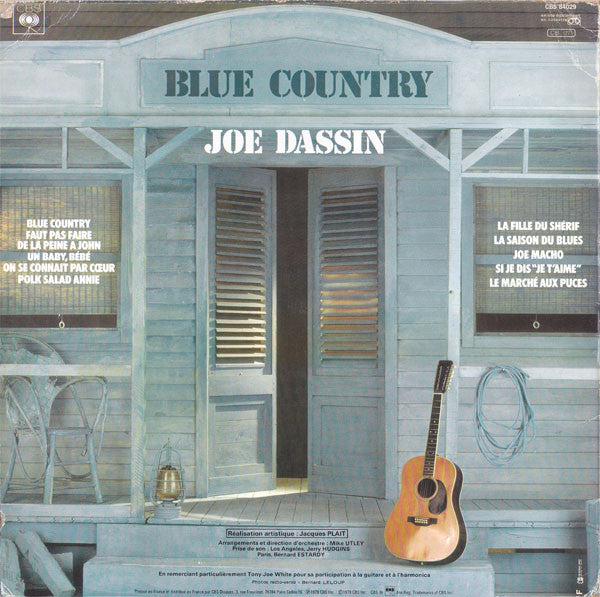 Joe Dassin - Blue Country (LP) 46589 Vinyl LP Goede Staat