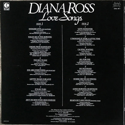 Diana Ross - Love Songs (LP) 48585 Vinyl LP Goede Staat