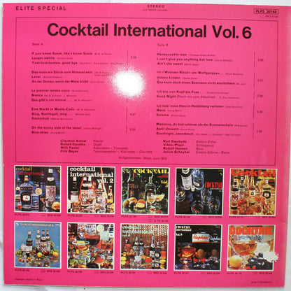 Claudius Alzner Und Seine Solisten - Cocktail International Vol. 6 (LP) 42490 Vinyl LP Goede Staat