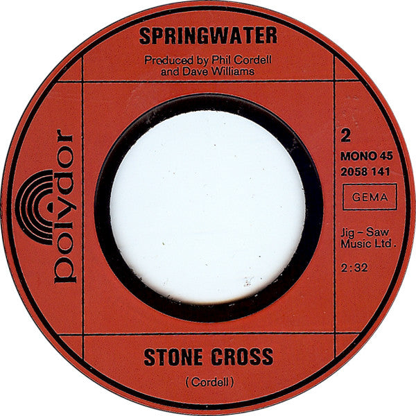 Springwater - I Will Return 05034 Vinyl Singles Hoes: Generic