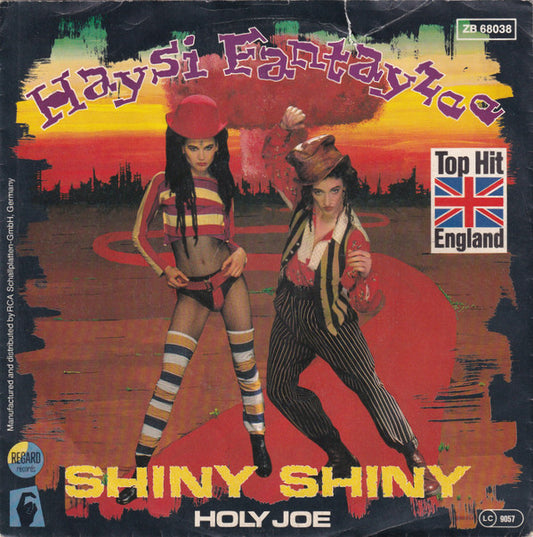 Haysi Fantayzee - Shiny Shiny 04088 Vinyl Singles Goede Staat