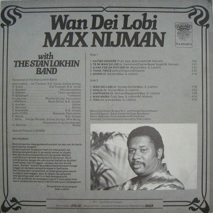 Max Nijman With The Stan Lokhin Band - Wan Dei Lobi (LP) 45032 (B) Vinyl LP Goede Staat