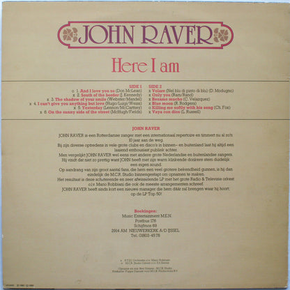 John Raver - Here I Am (LP) 41366 Vinyl LP Goede Staat