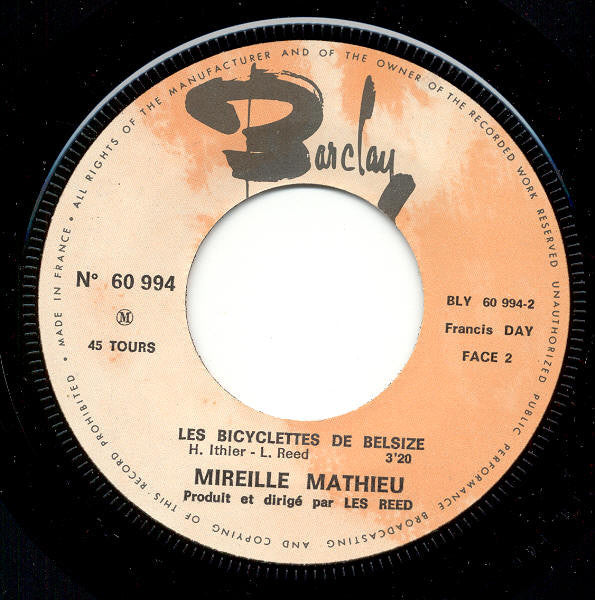 Mireille Mathieu - Ensemble 40312 Vinyl Singles Goede Staat