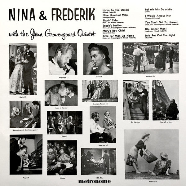 Nina & Frederik With The Jorn Grauengaard Quintet (LP) 46292 Vinyl LP Goede Staat