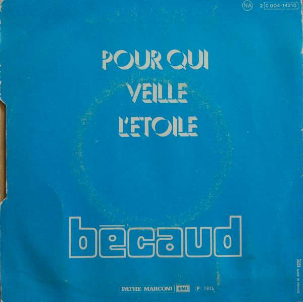 Bécaud - Laissez Aller 29574 Vinyl Singles Goede Staat