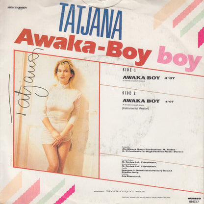 Tatjana - Awaka-Boy Boy 27974 Vinyl Singles Goede Staat