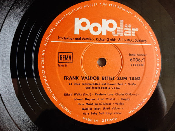 Frank Valdor - Bittet Zum Tanz (LP) 46271 Vinyl LP Goede Staat