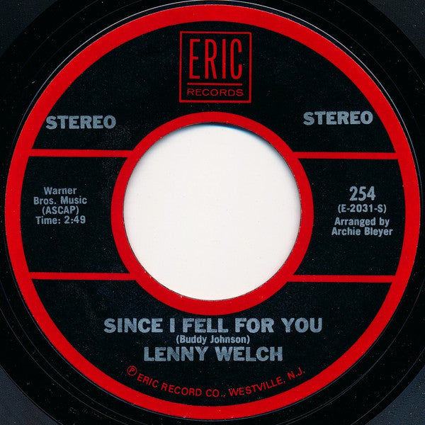 Lenny Welch / Bill Hayes - Since I Fell For You 15784 Vinyl Singles Goede Staat