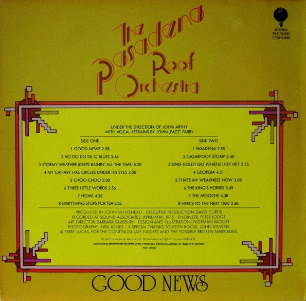 Pasadena Roof Orchestra - Good News (LP) 48396 Vinyl LP Goede Staat