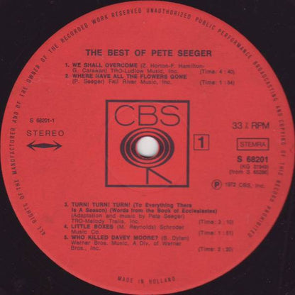 Pete Seeger - The Best Of Pete Seeger (LP) 49294 Vinyl LP Dubbel Goede Staat