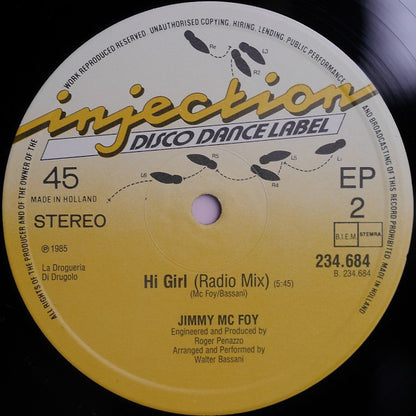 Jimmy Mc Foy - Hi Girl (Maxi-Single)  42270 Maxi-Singles Goede Staat