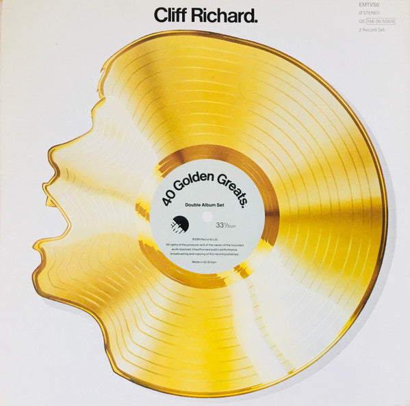 Cliff Richard - 40 Golden Greats (LP) 48900 Vinyl LP Goede Staat