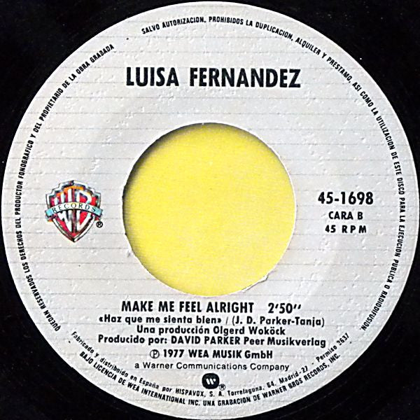 Luisa Fernandez - Lay Love On You 17843 Vinyl Singles Goede Staat