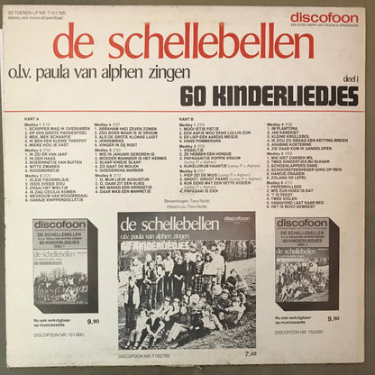 Schellebellen - 60 kinderliedjes (LP) 40558 Vinyl LP Goede Staat