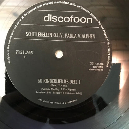 Schellebellen - 60 kinderliedjes (LP) 40558 Vinyl LP Goede Staat