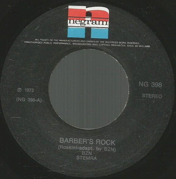 BZN - Barber's Rock 26308 Vinyl Singles Goede Staat