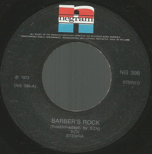 BZN - Barber's Rock 26308 Vinyl Singles Goede Staat