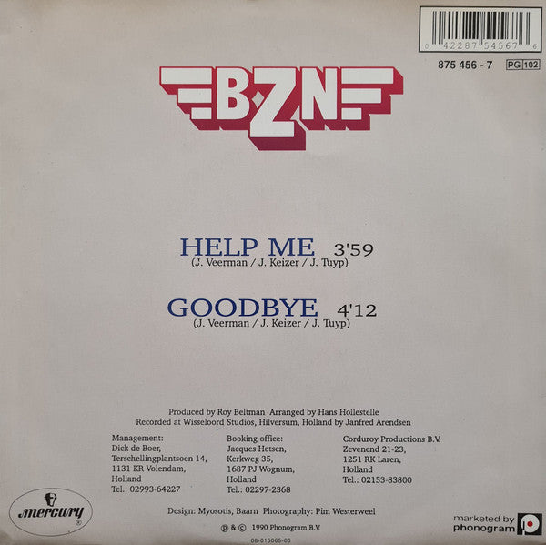 BZN - Help Me 31364 Vinyl Singles Goede Staat