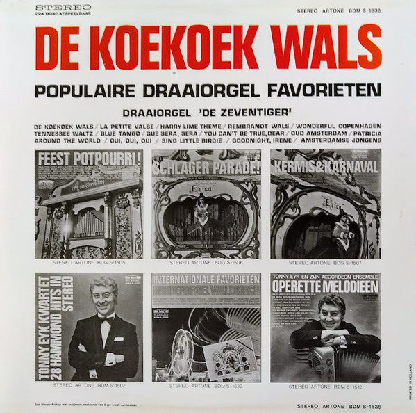 Draaiorgel Zeventiger - Koekoek Wals (LP) 42788 Vinyl LP Goede Staat