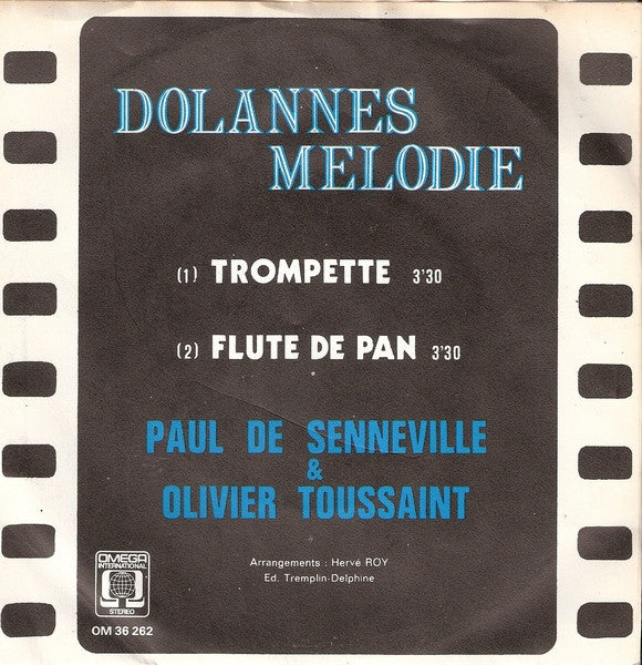 Paul de Senneville & Olivier Toussaint - Dolannes Melodie 05695 Vinyl Singles Goede Staat