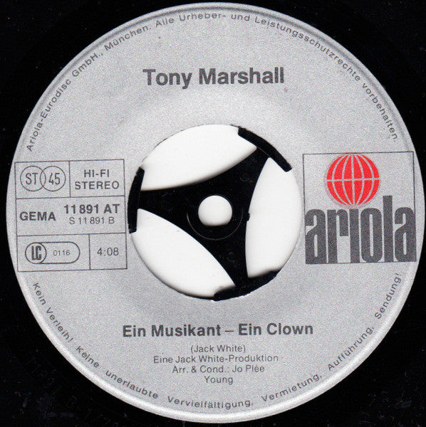 Tony Marshall - Bora Bora 29194 Vinyl Singles Goede Staat