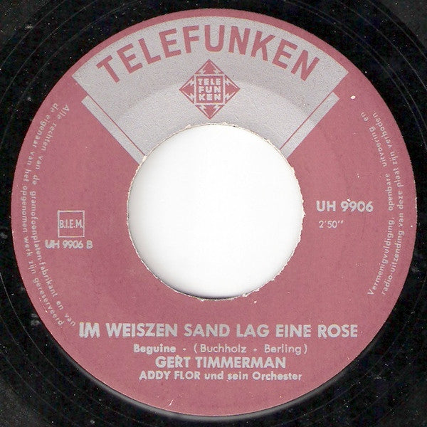 Gert Timmerman - Nimm Deine Weisse Gitarre 21837 Vinyl Singles Hoes: Generic