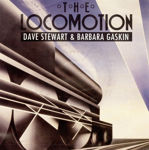 Dave Stewart & Barbara Gaskin - The Locomotion 11489 22506 Vinyl Singles Goede Staat