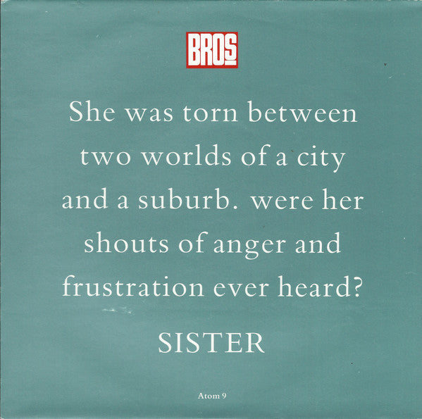 Bros - Sister 26923 Vinyl Singles Goede Staat