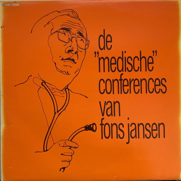 Fons Jansen - De "Medische" Conferences Van Fons Jansen (LP) 44001 Vinyl LP Goede Staat