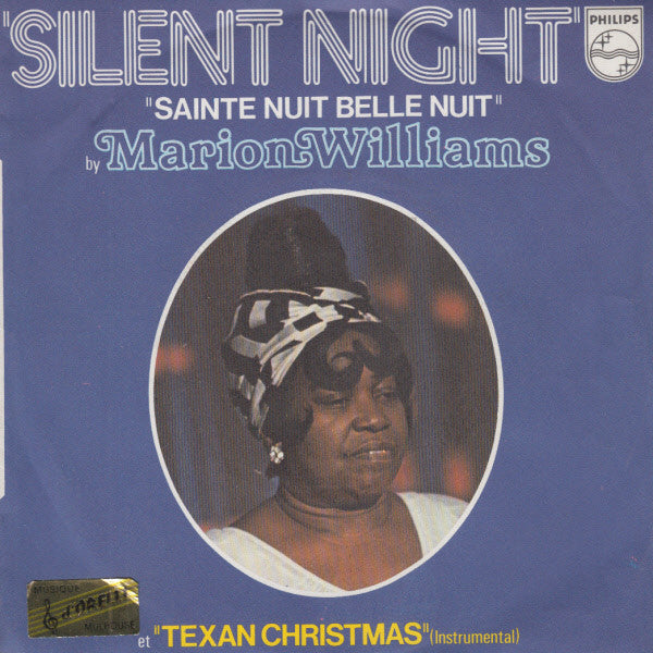 Marion Williams - Silent Night (Sainte Nuit Belle Nuit) 03011 Vinyl Singles Goede Staat