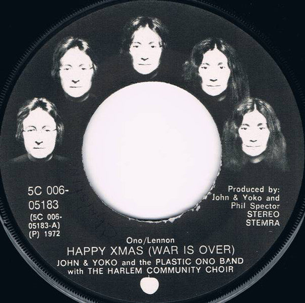 John And Yoko / The Plastic Ono Band - Happy Xma 07259 Vinyl Singles Goede Staat