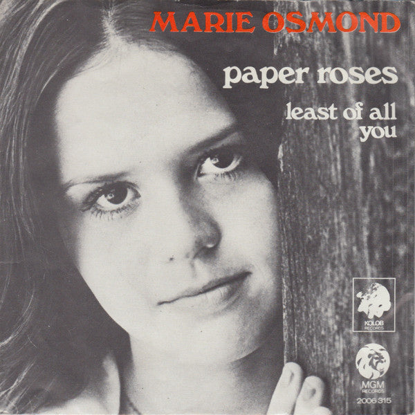 Marie Osmond - Paper Roses 15268 Vinyl Singles Goede Staat