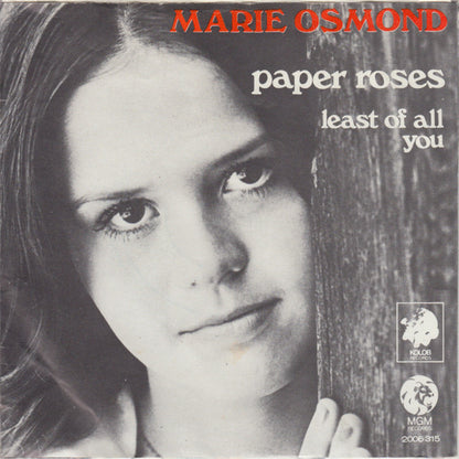 Marie Osmond - Paper Roses 15268 Vinyl Singles Goede Staat